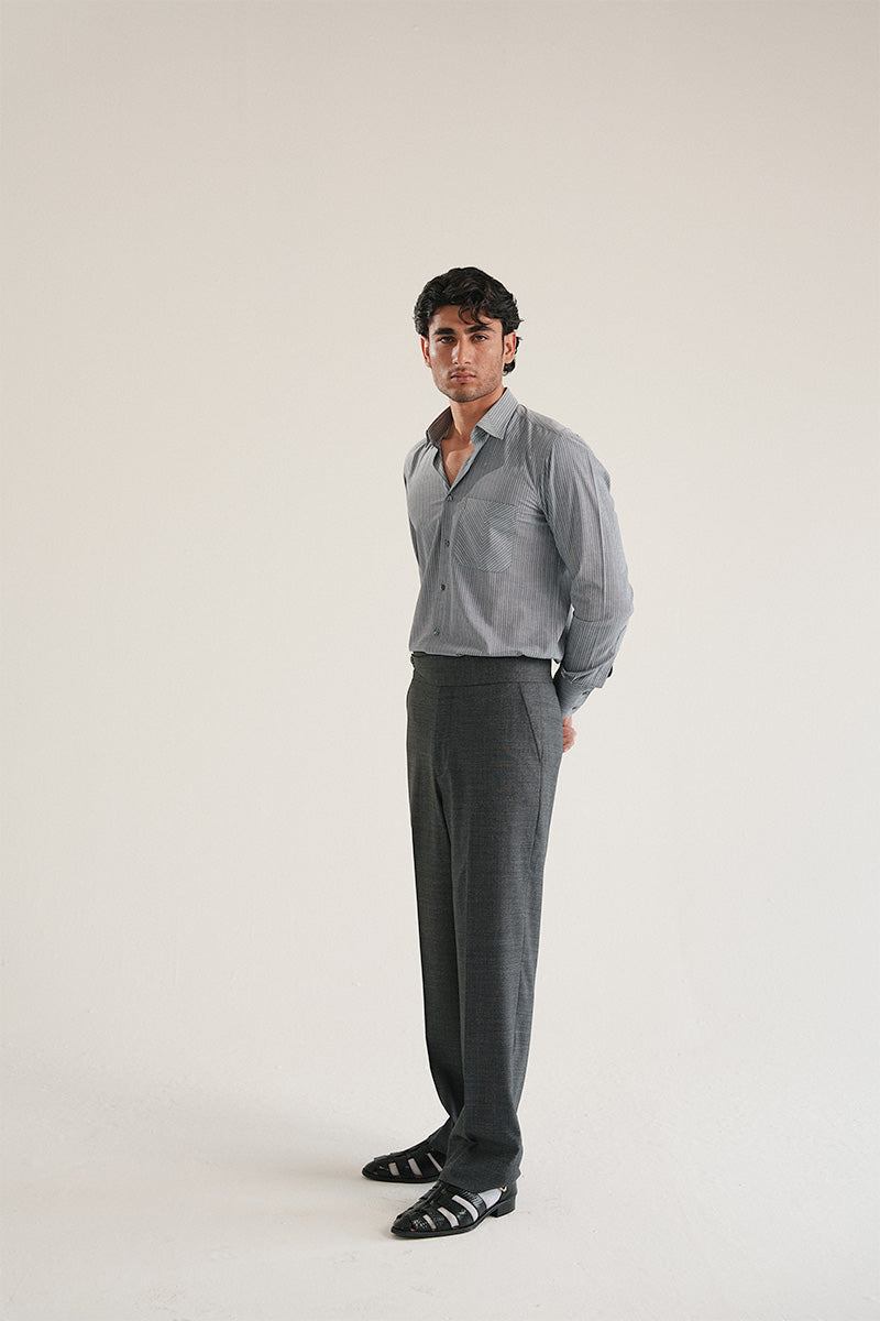 Striped Grey Shirt