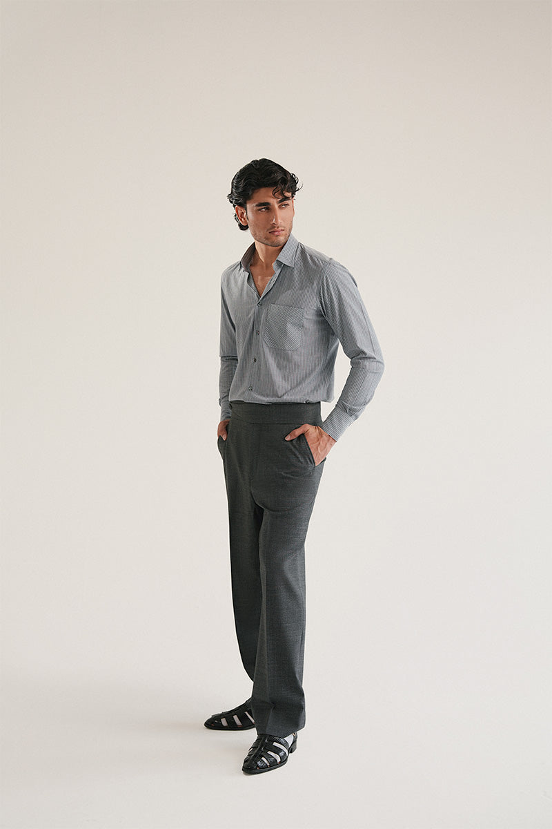 Striped Grey Shirt