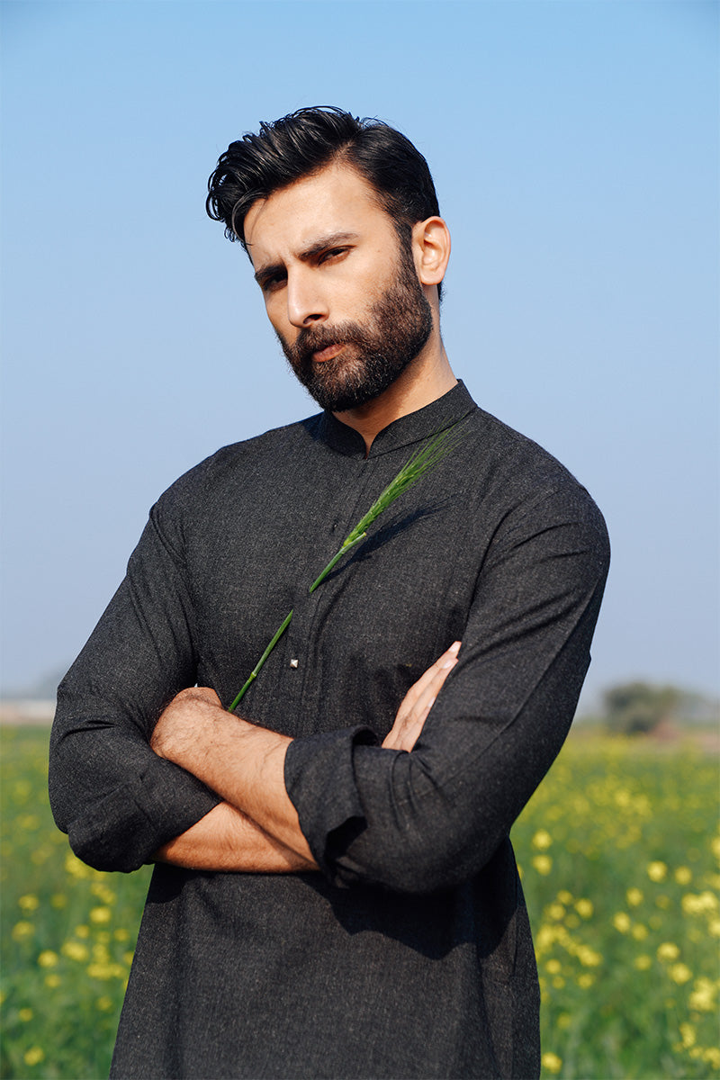 Classic Black Shalwar Kameez