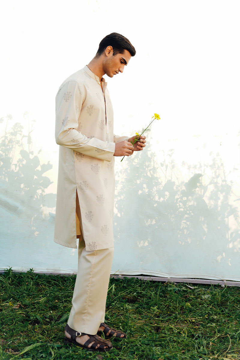 Beige Kurta Pajama