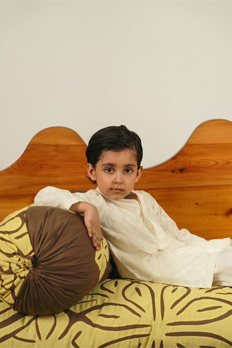Ivory White Chikankari Kurta Set