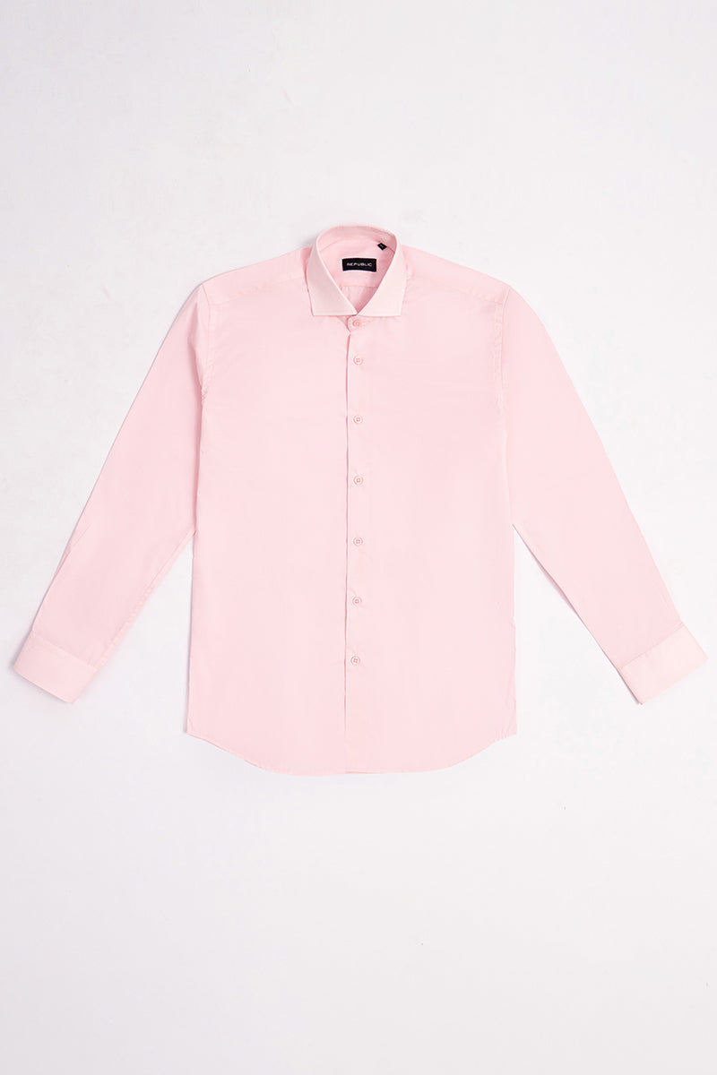 CLASSIC FIT PINK FORMAL SHIRT