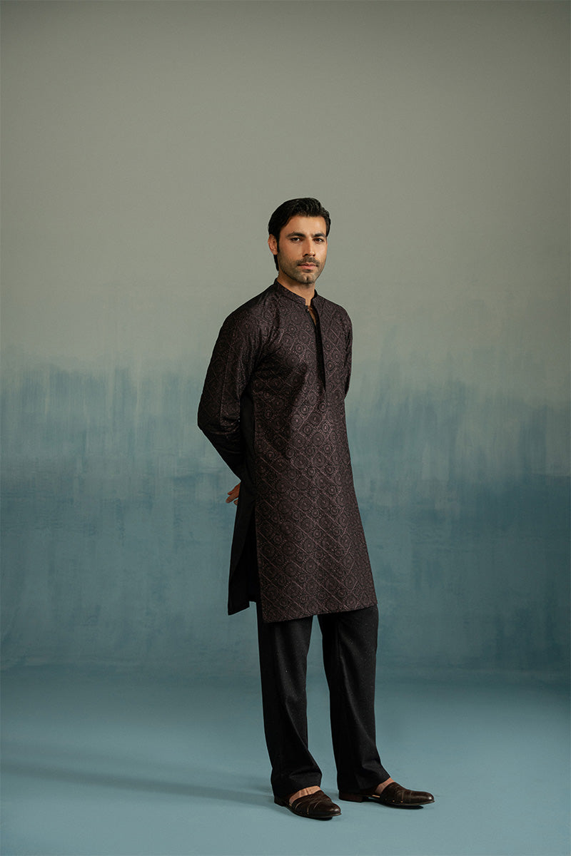 'Rasin' Embroidered  Kurta Pajama