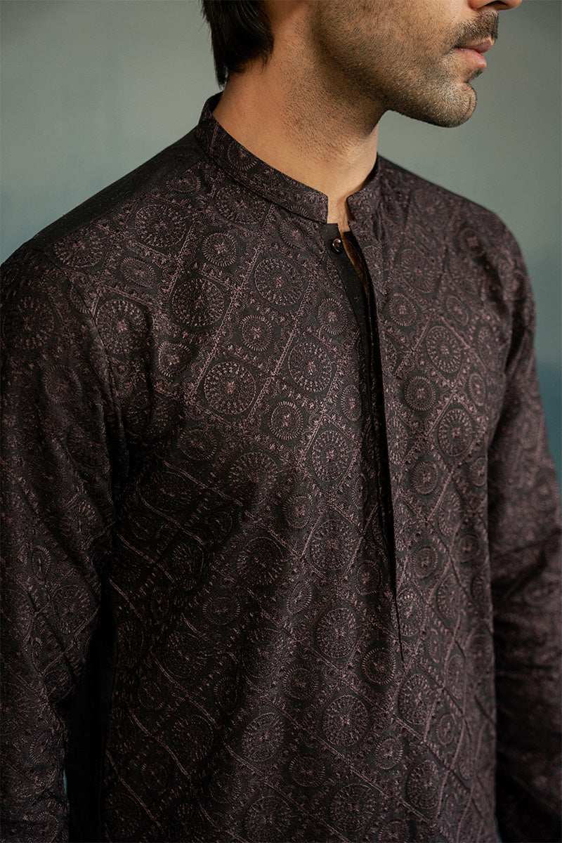'Rasin' Embroidered  Kurta Pajama