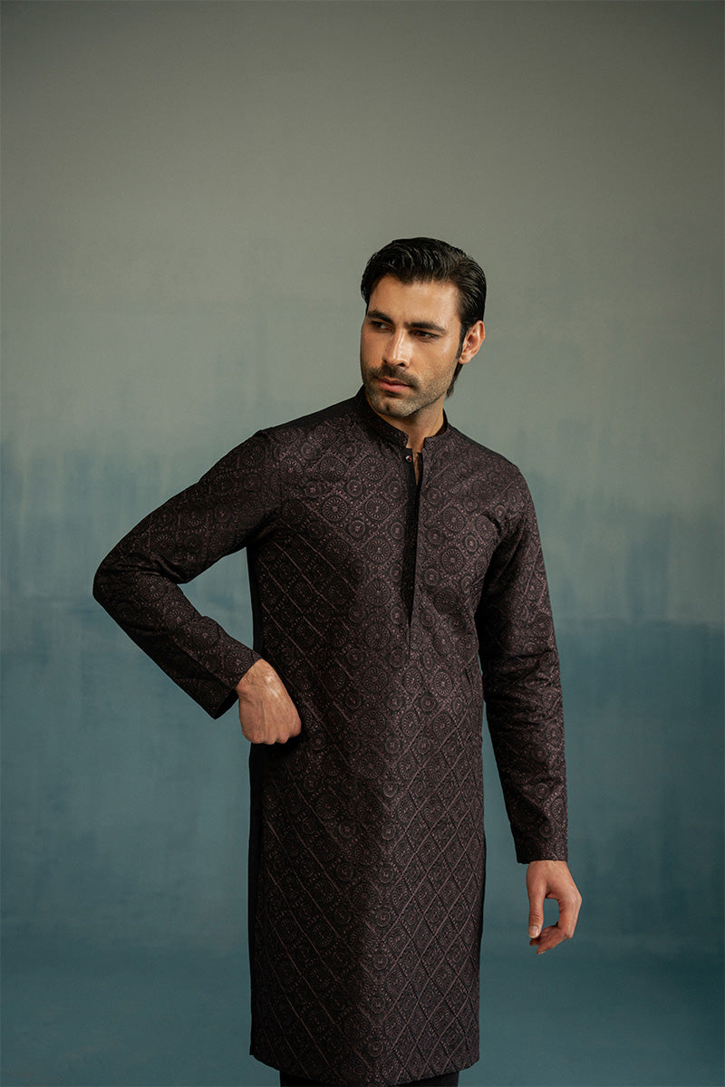 'Rasin' Embroidered  Kurta Pajama