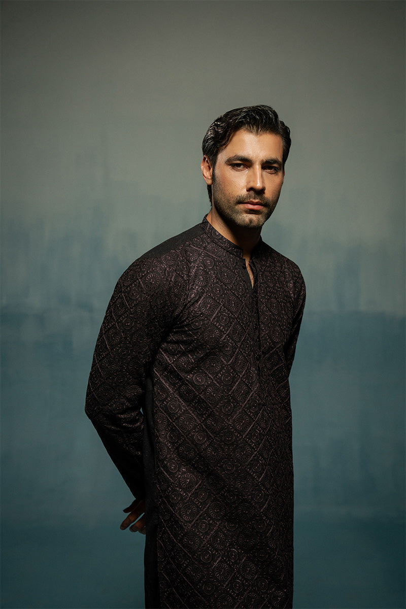 'Rasin' Embroidered  Kurta Pajama