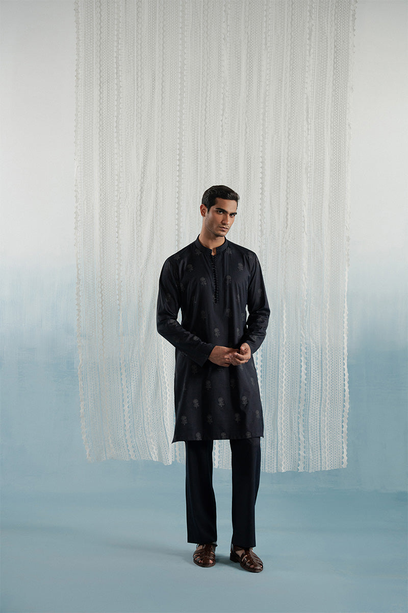 'Navy Blue' Kurta Pajama