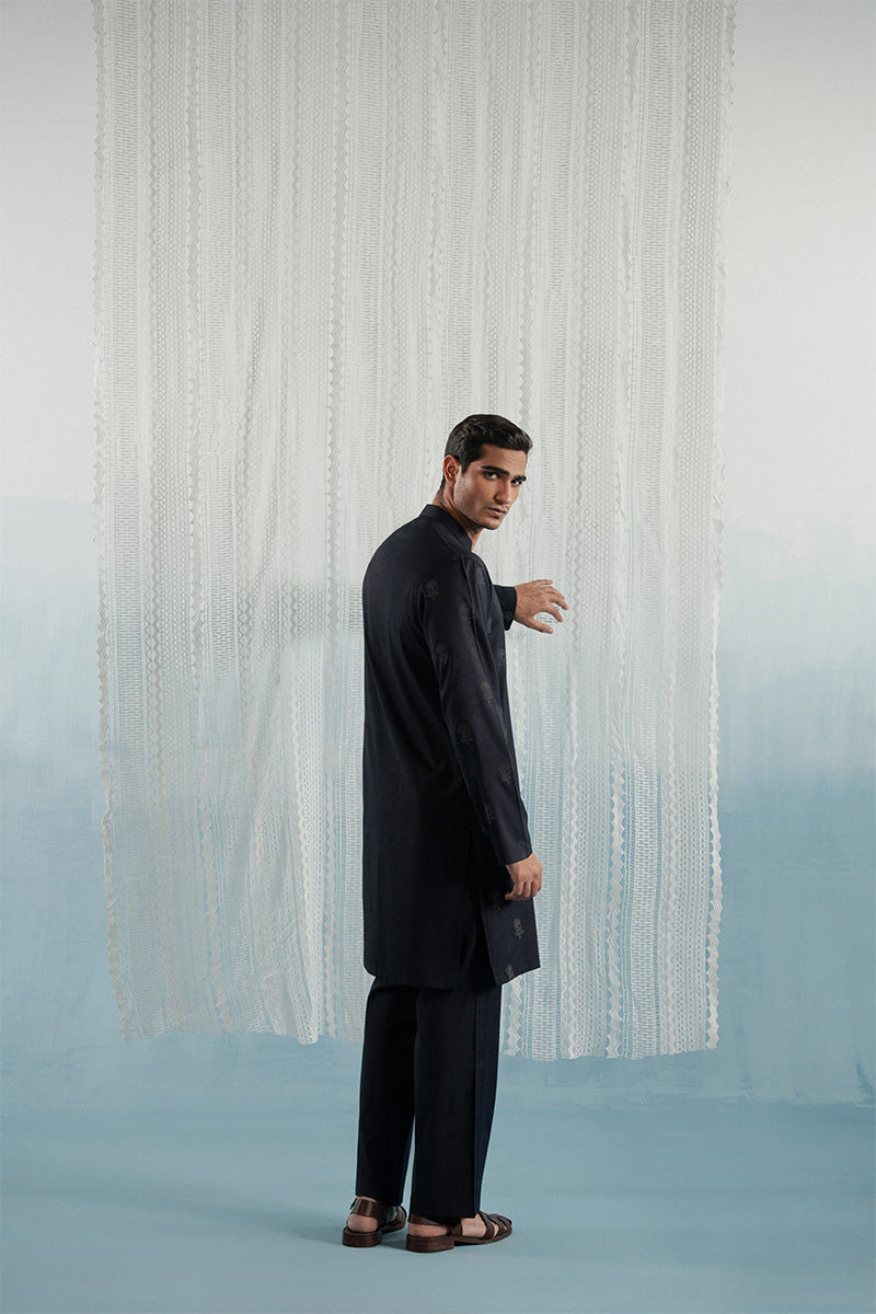 'Navy Blue' Kurta Pajama
