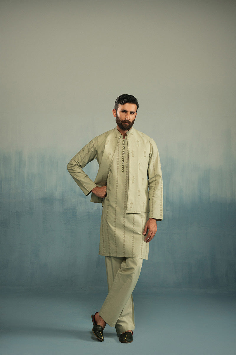 'Light Green' Waistcoat