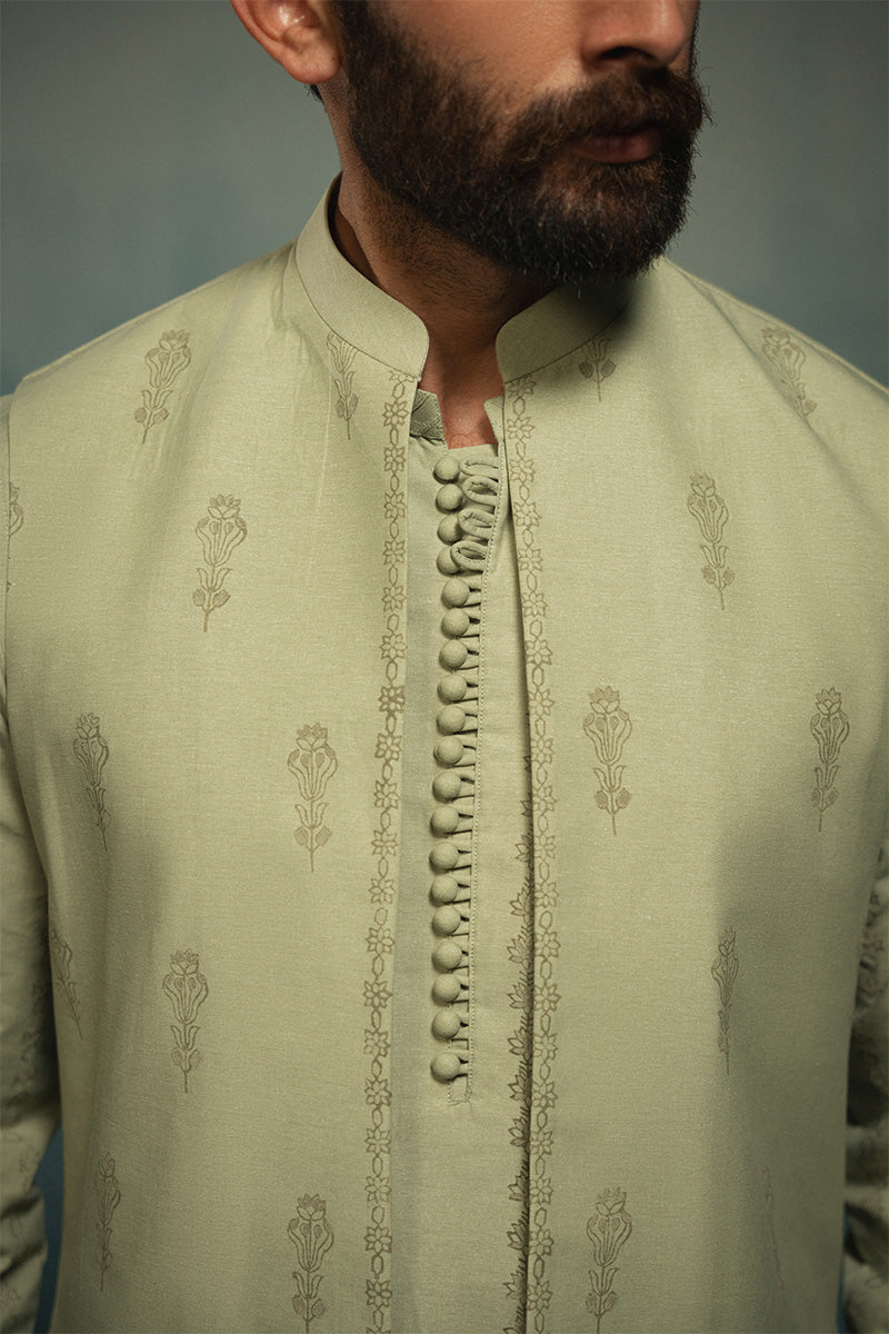 'Light Green' Waistcoat