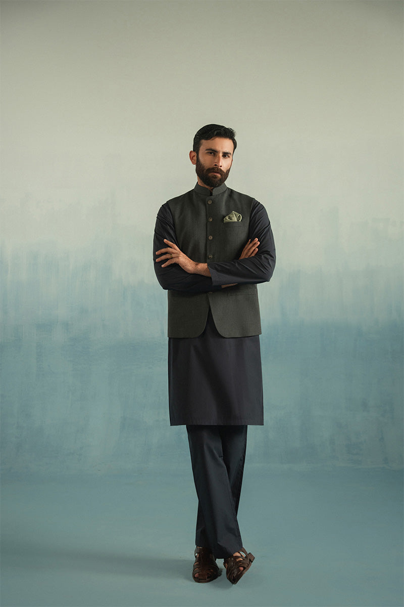 'Dark Green' Waistcoat