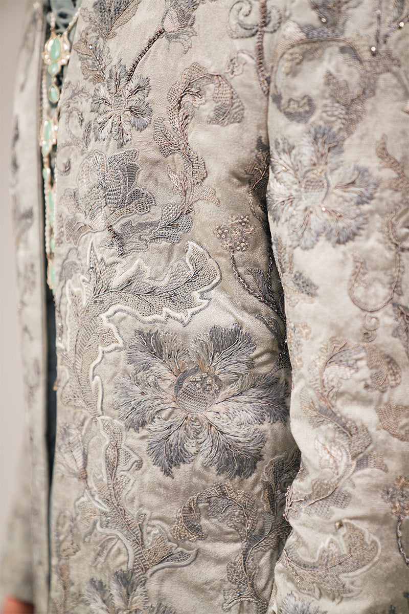 'RAO' HAND EMBROIDERED OPEN-SHERWANI