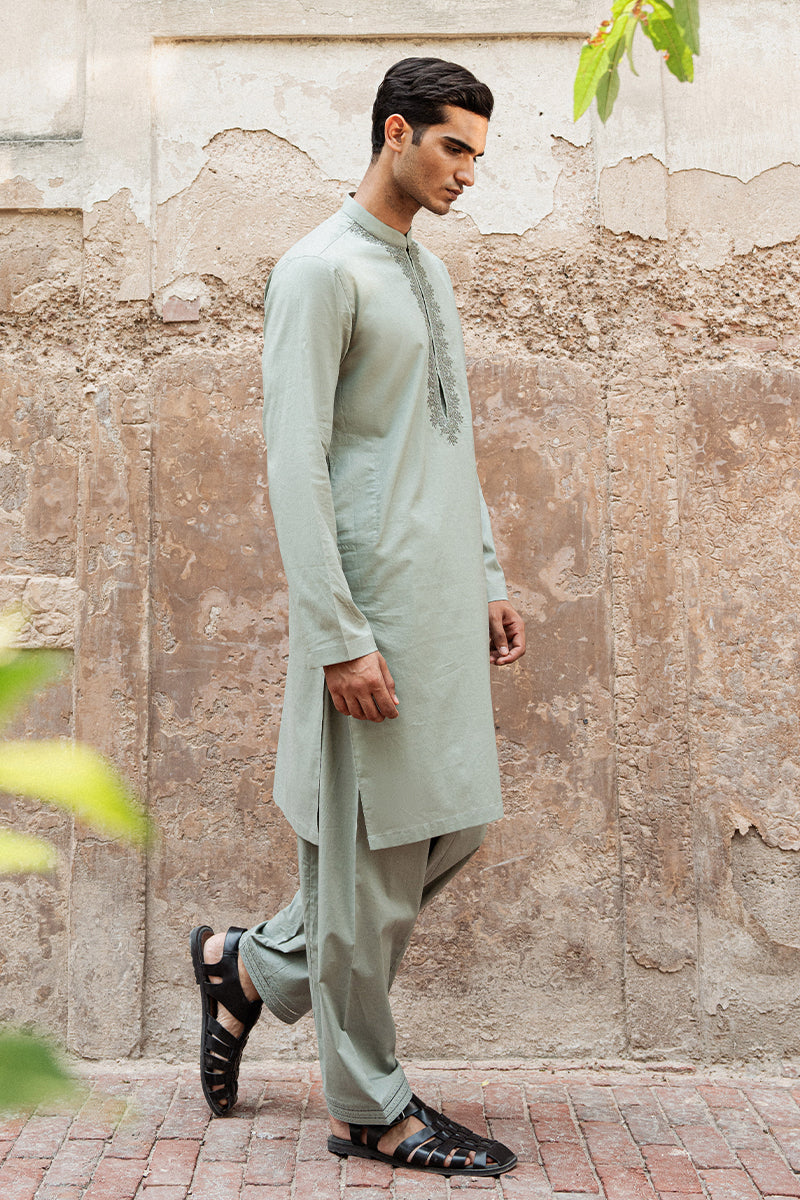 Mint Green Kurta Shalwar