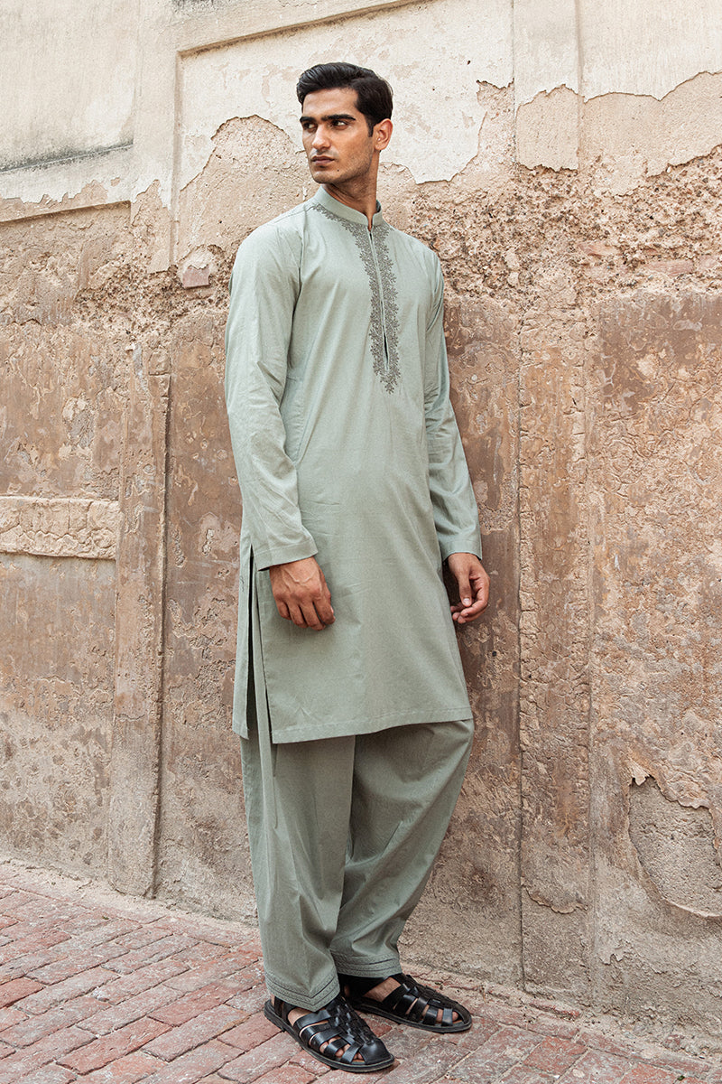 Mint Green Kurta Shalwar