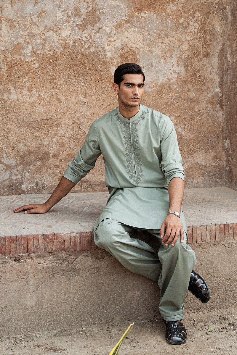 Mint Green Kurta Shalwar