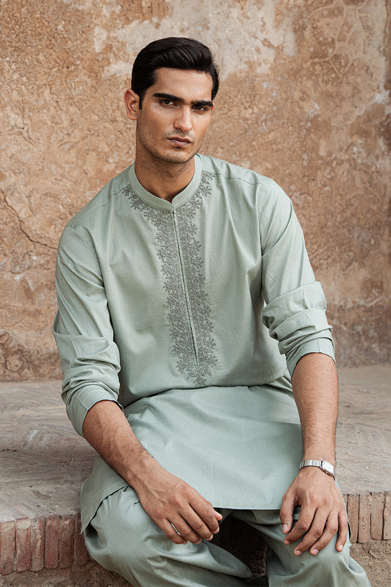 Mint Green Kurta Shalwar