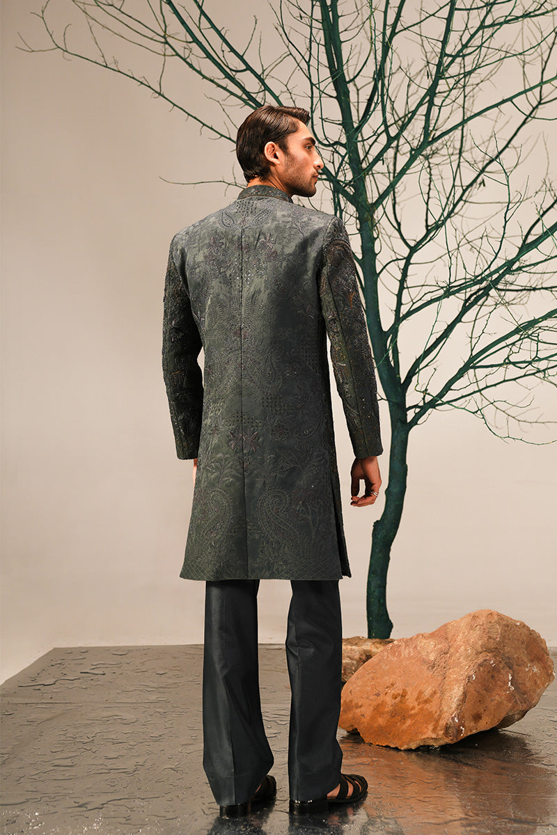 'YUNUS' HAND EMBROIDERED SHERWANI