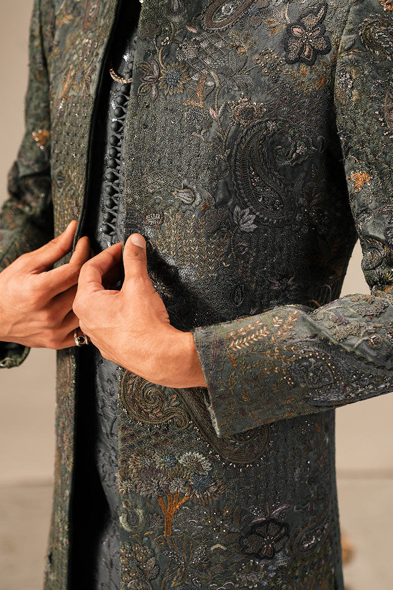 'YUNUS' HAND EMBROIDERED SHERWANI