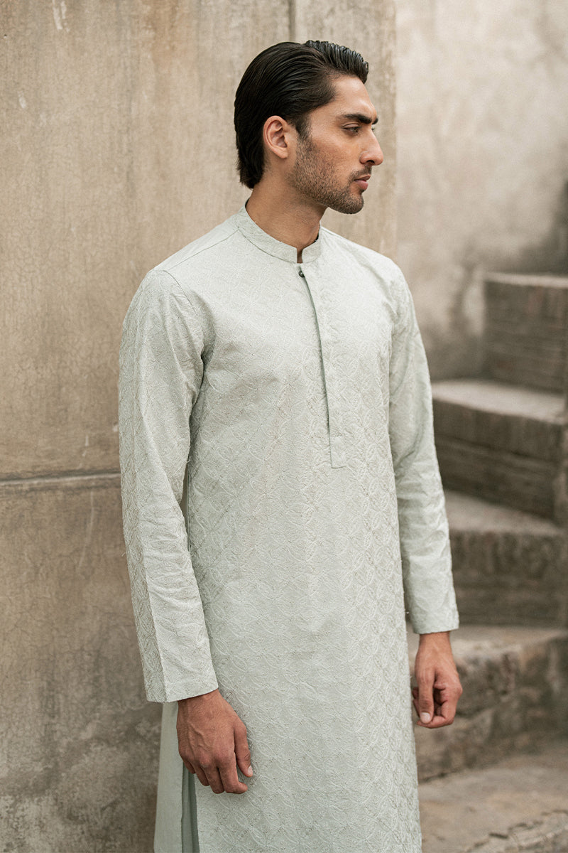 Ice Grey Kurta Shalwar