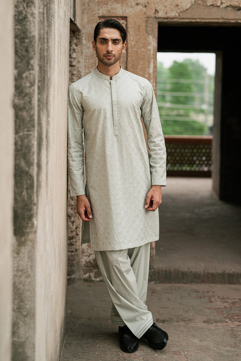 Ice Grey Kurta Shalwar