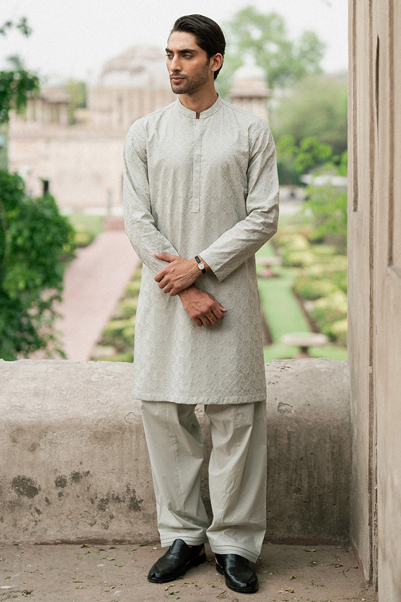 Ice Grey Kurta Shalwar
