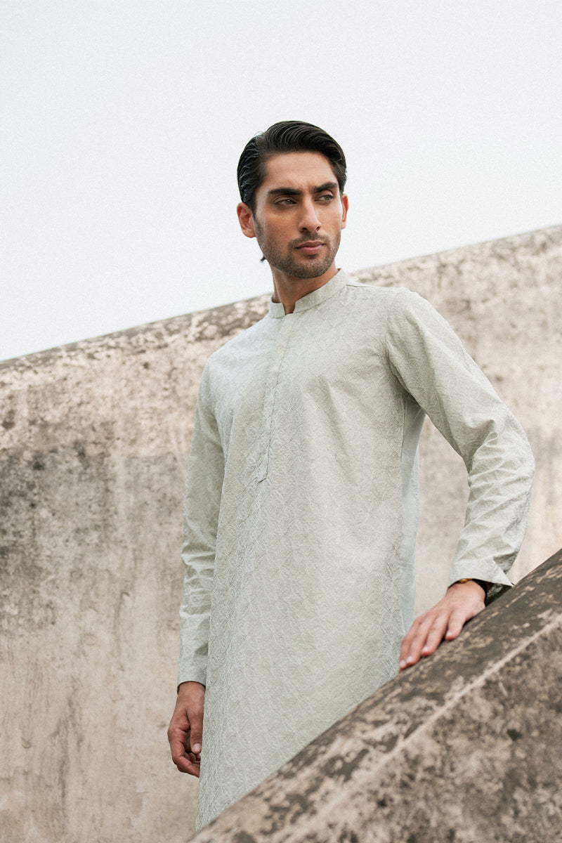 Ice Grey Kurta Shalwar