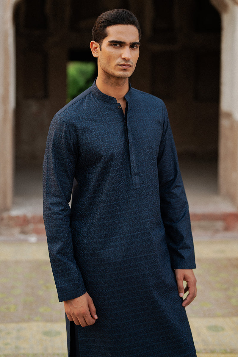 Navy Blue Kurta Shalwar