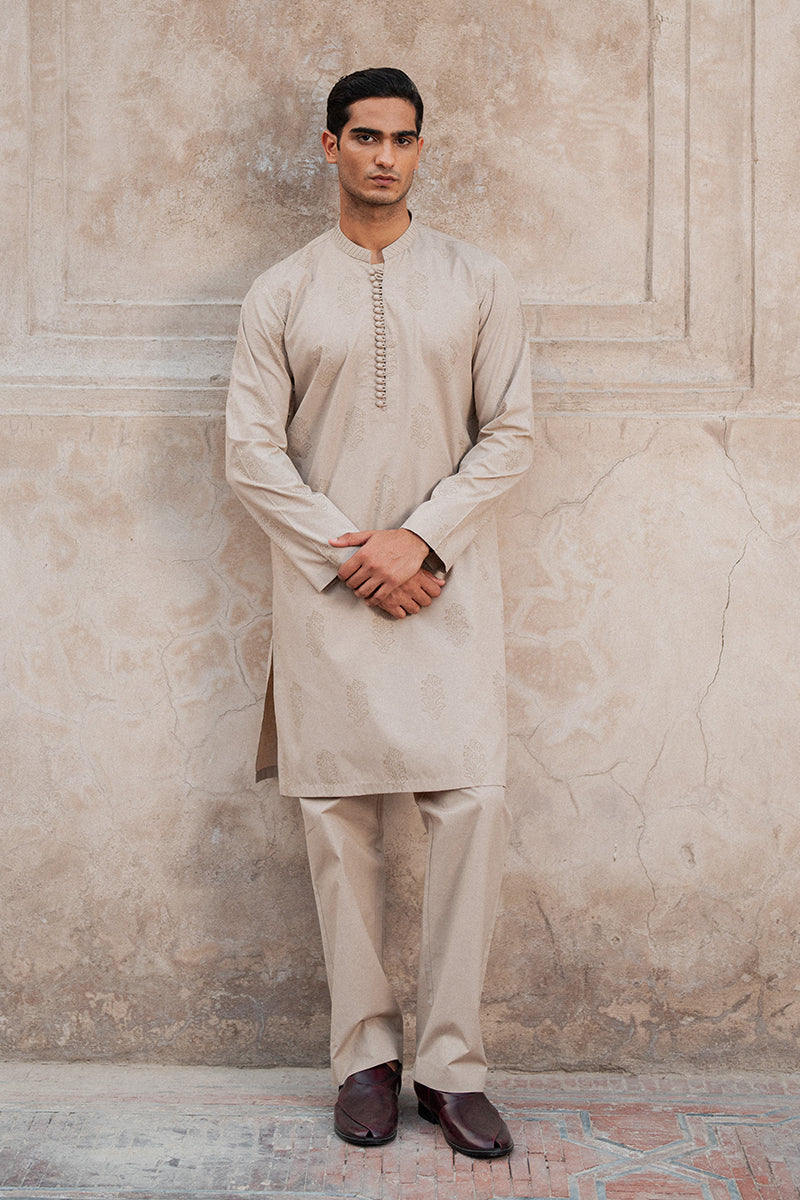 Beige Kurta Pajama