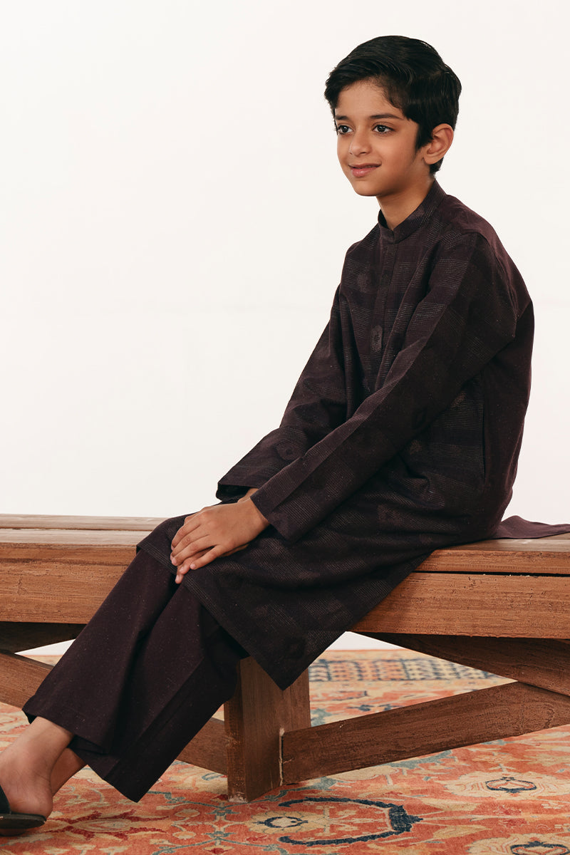 Plum Kurta Pajama