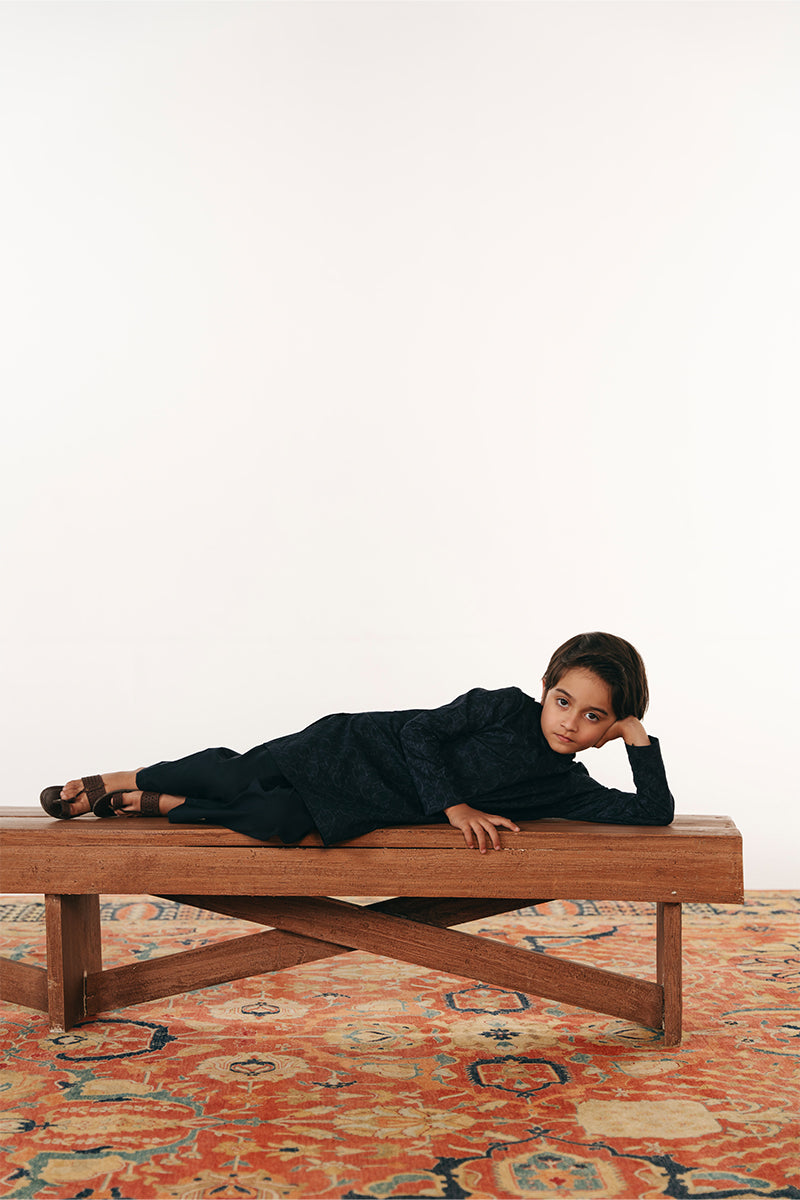Navy Blue Kurta Pajama