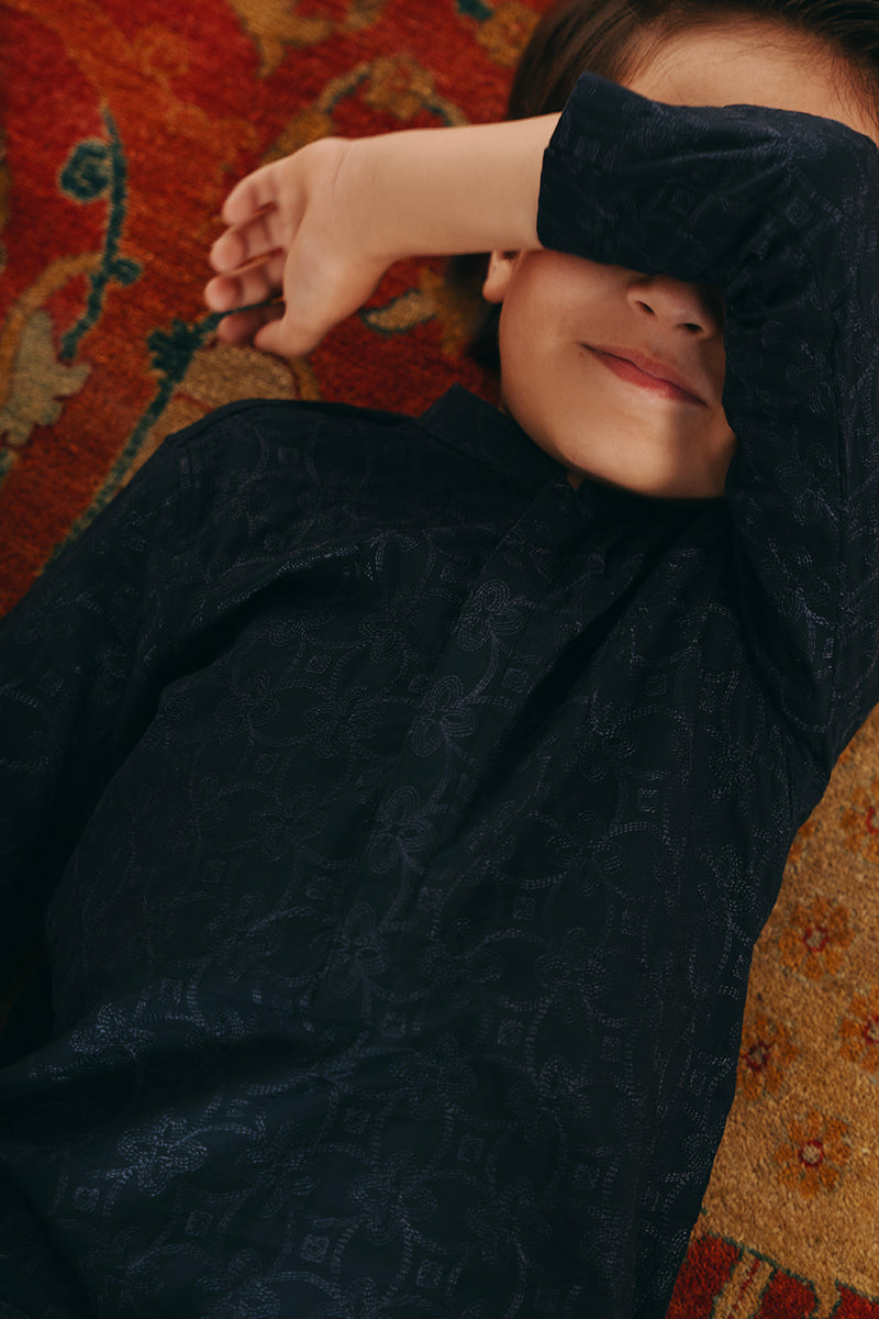 Navy Blue Kurta Pajama