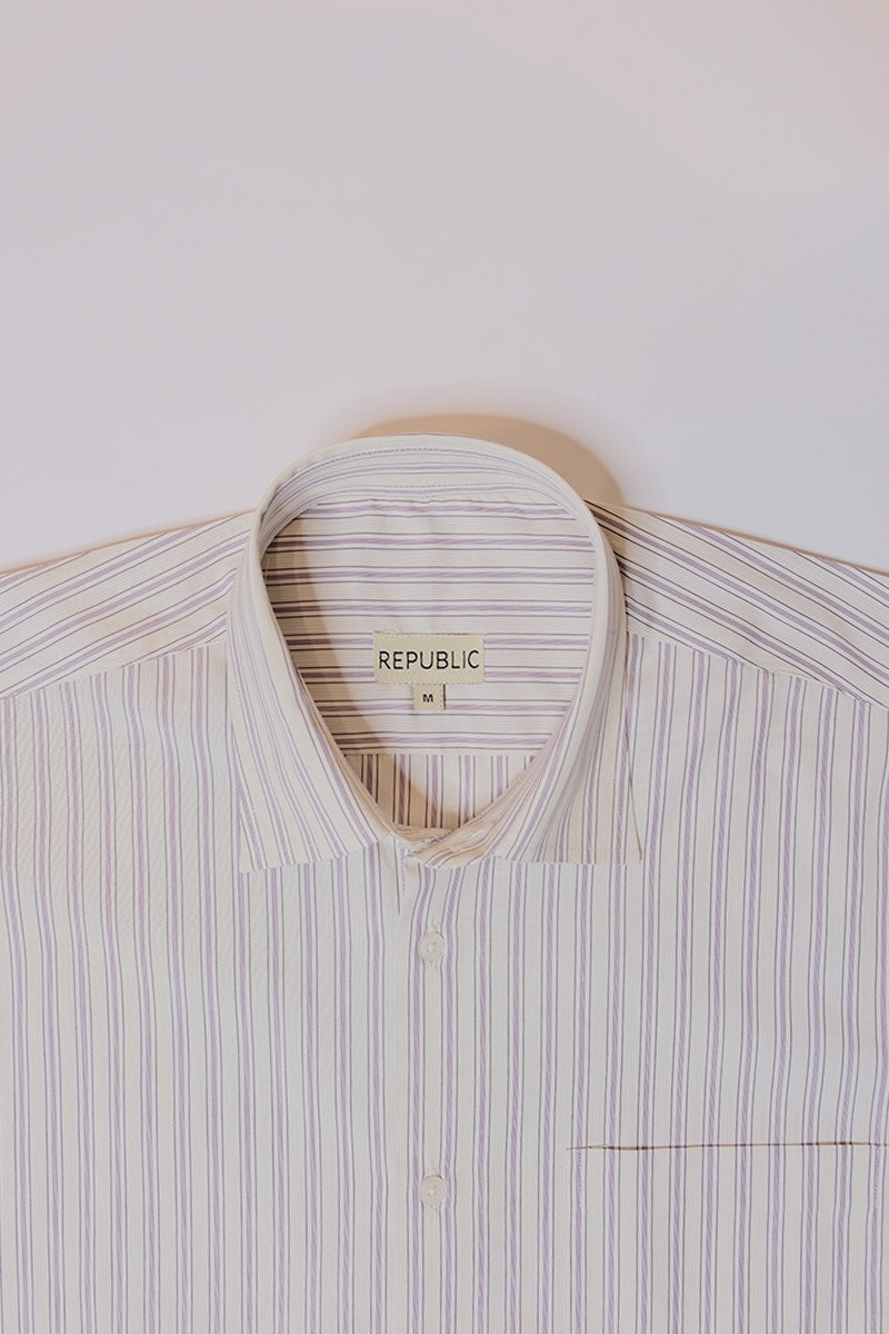 White Striped Shirt