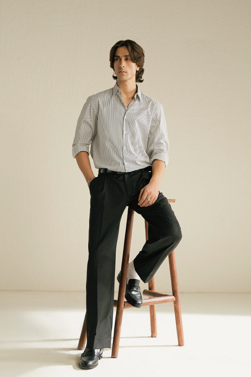 STONE BLUE COTTON SHIRT