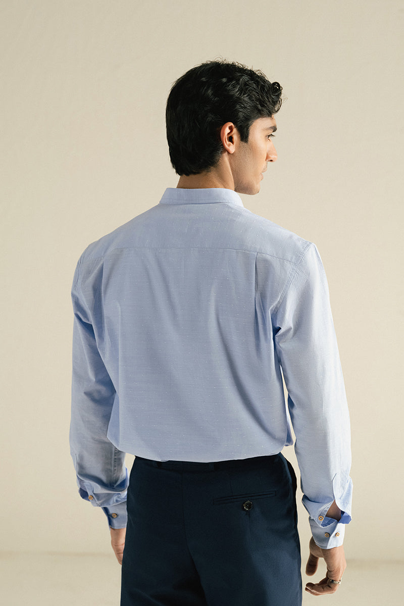 MAYA BLUE COTTON SHIRT