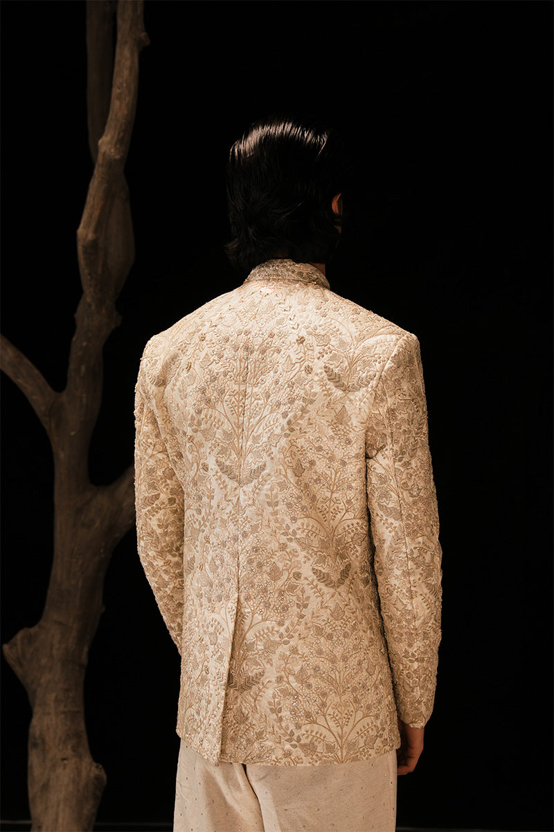 'MEHR' HAND EMBROIDERED BANDHGALA JACKET