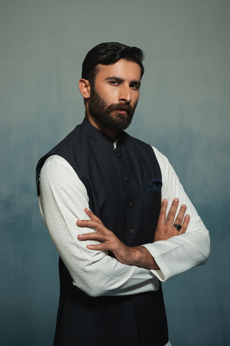 'Navy Blue' Waistcoat