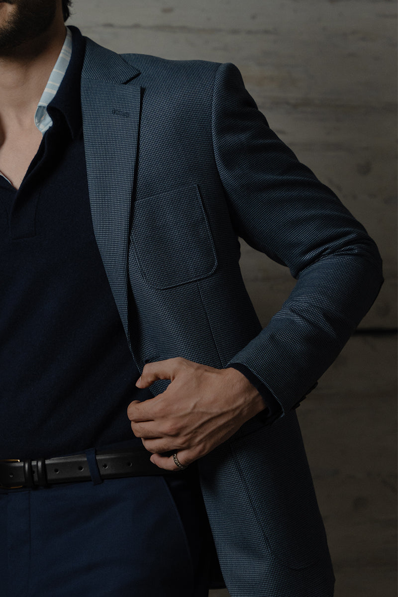 DEEP BLUE BLAZER