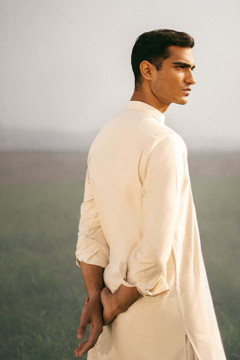 Sophisticated boski shalwar kameez design for men, suitable for any special occasion.