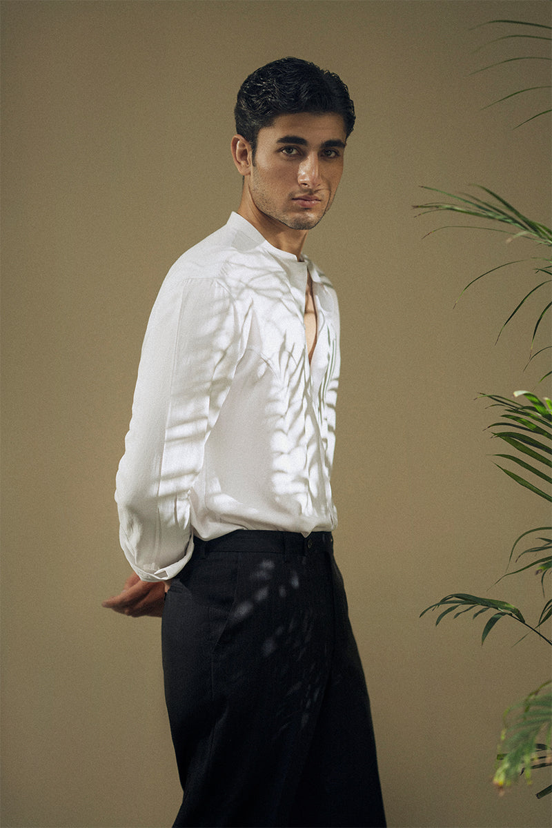White Panel Shirt