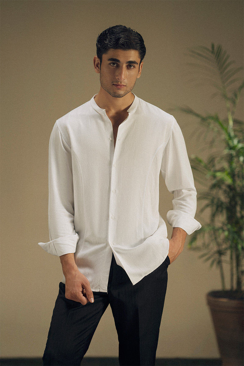 White Panel Shirt