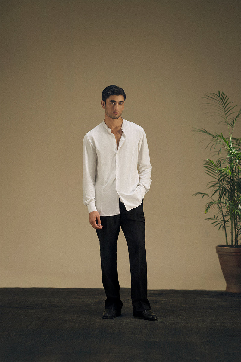 White Panel Shirt