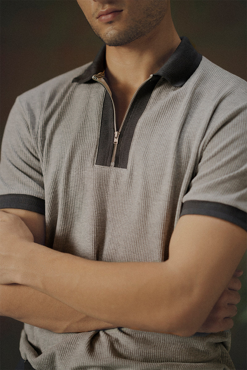 Ash Gray Polo