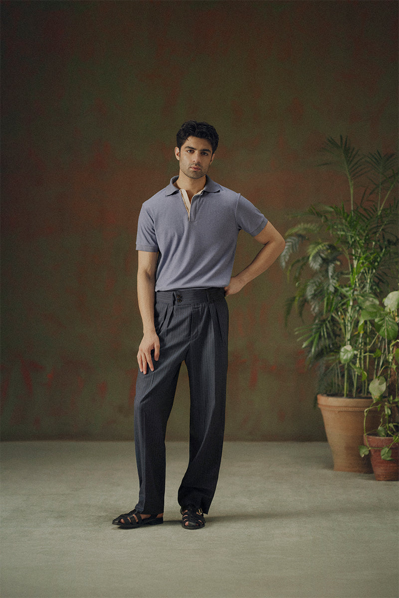 Steel Blue Polo