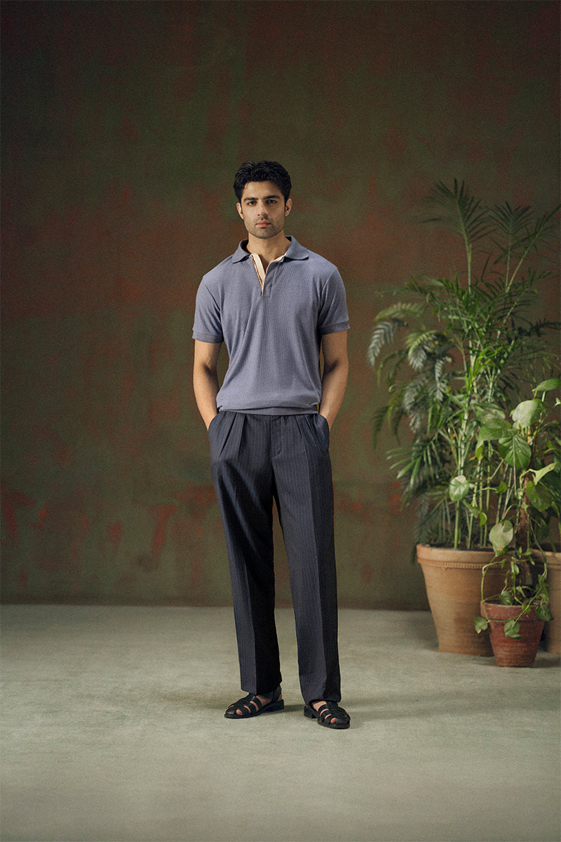 Steel Blue Polo