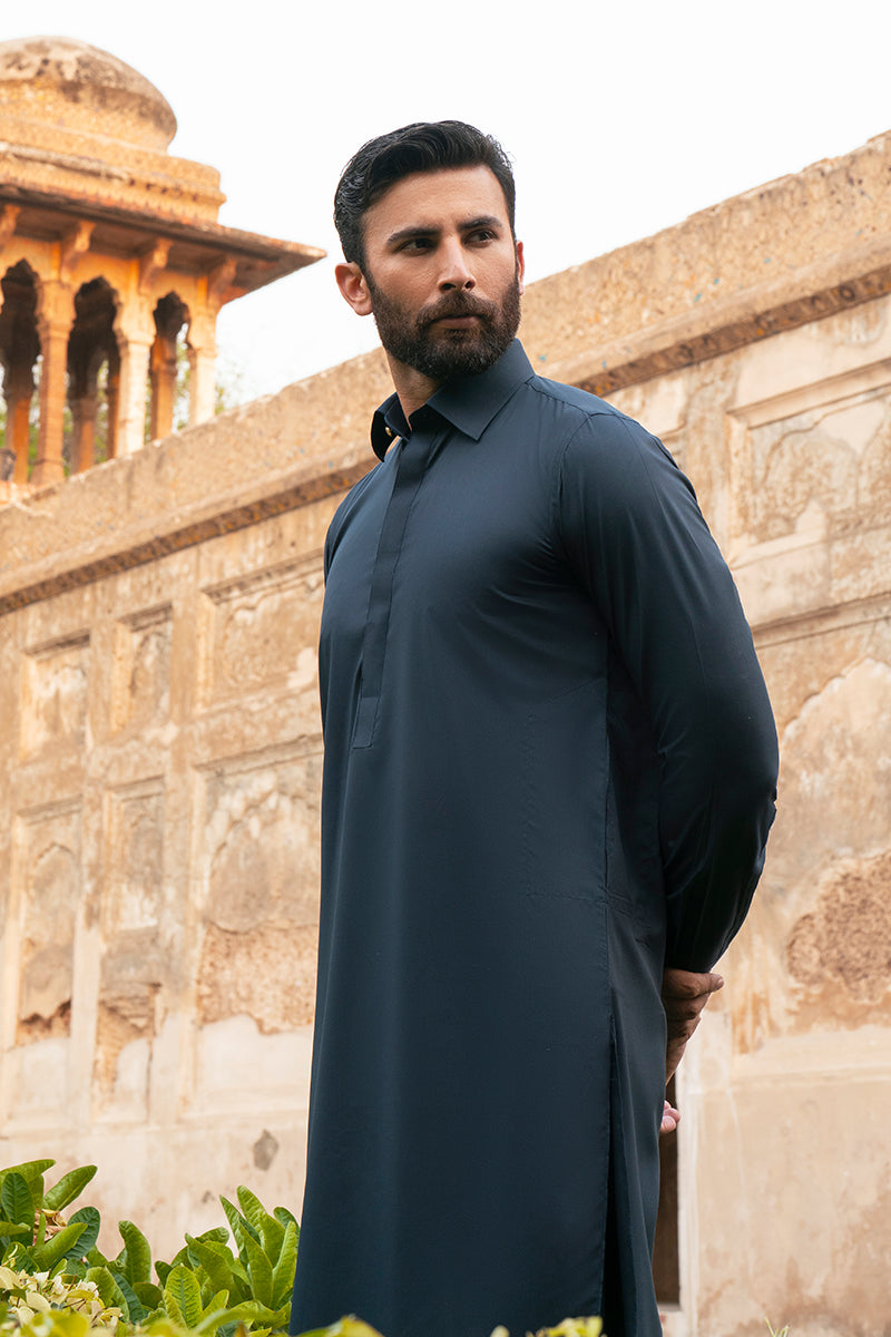 Teal Blue Blue Shalwar Kameez