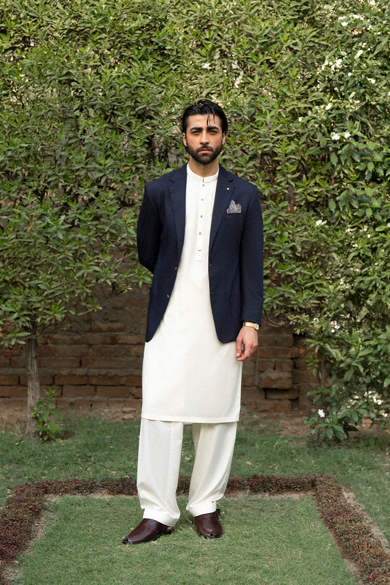 Cream Premium Thai Boski Shalwar Kameez