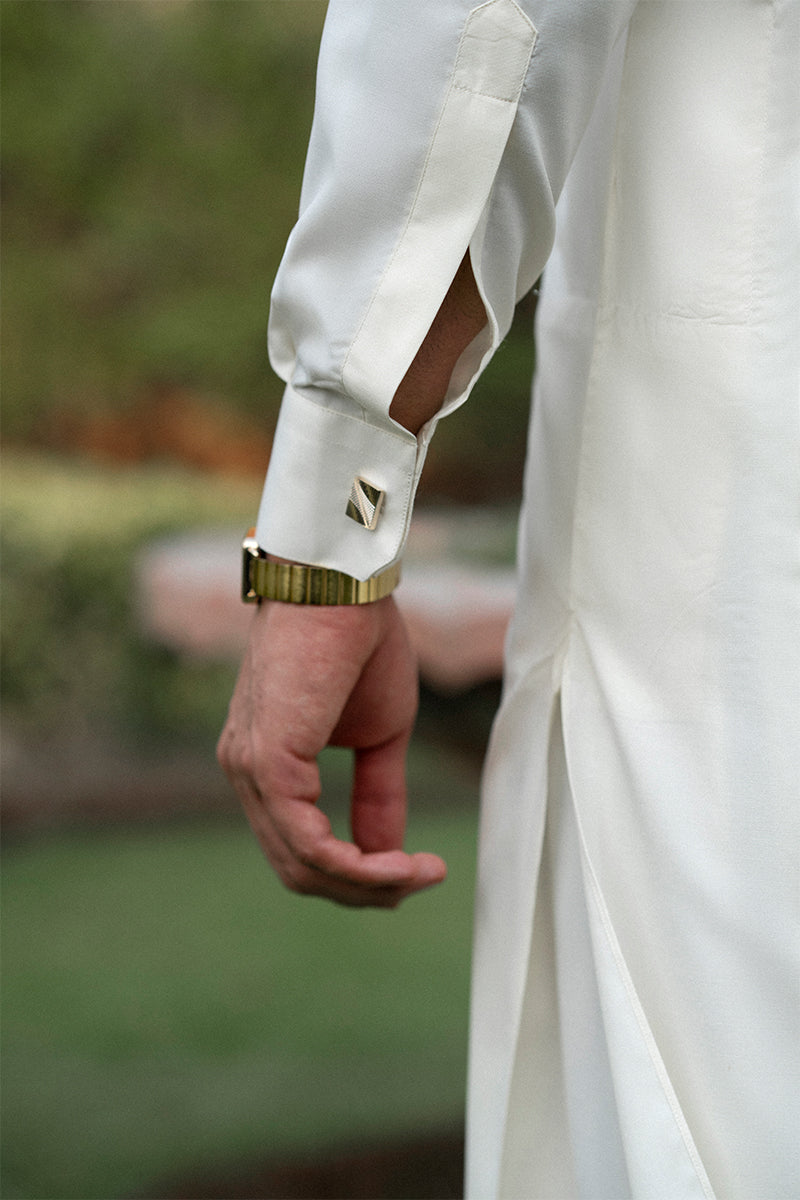 Cream Premium Thai Boski Shalwar Kameez