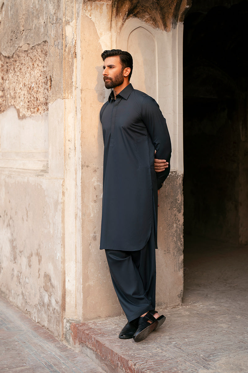 Teal Blue Blue Shalwar Kameez