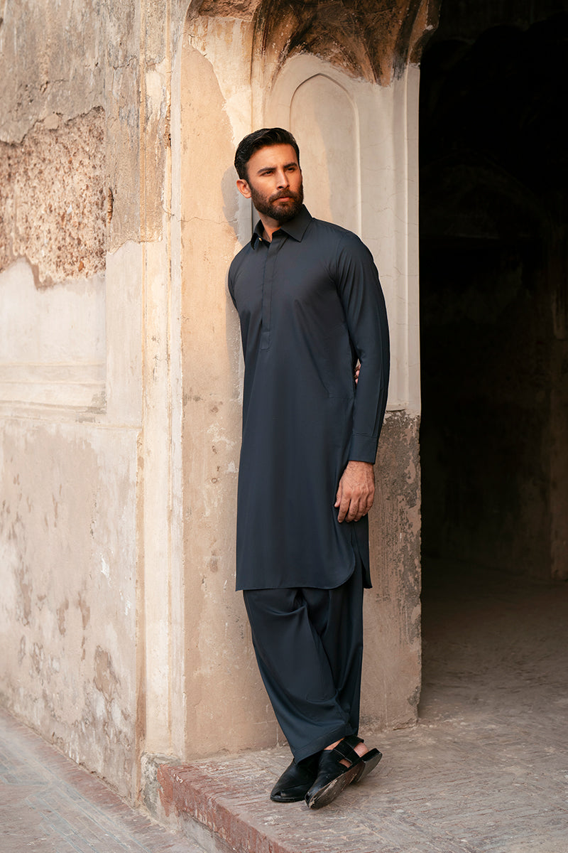 Teal Blue Blue Shalwar Kameez
