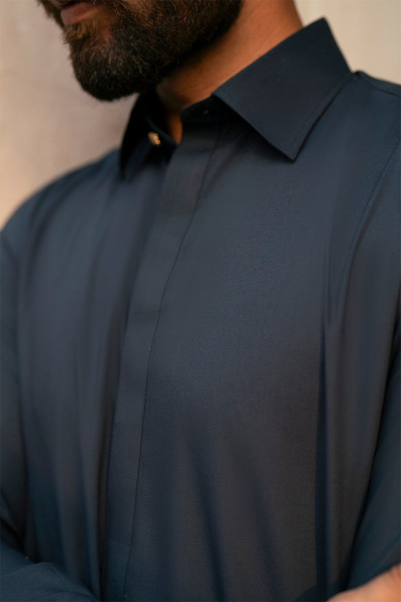 Teal Blue Blue Shalwar Kameez